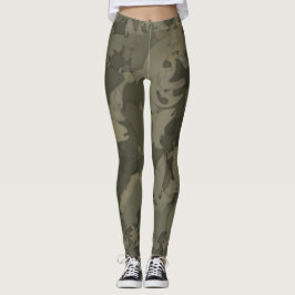 Legging Padrão de Camuflagem de Pesca para Garota do País