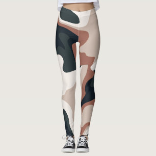 Legging padrão de camuflagem do exército