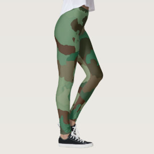 Legging Padrão de Camuflagem Militar (Forças Armadas)