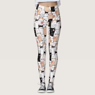 Legging Padrão de Cão Cachorro