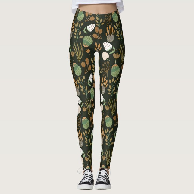 Legging Padrão De Carrots E Loucos Escuros (Frente)