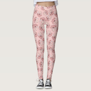 Legging Padrão de Cartoon de Chef Lula