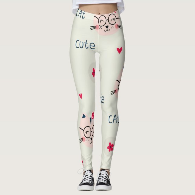 Legging Padrão de Cat (Frente)