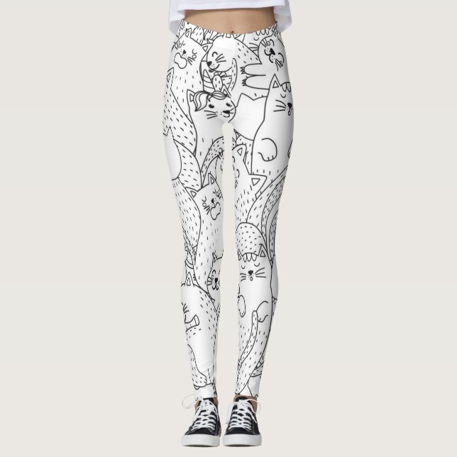 Legging Padrão de Cat (Frente)
