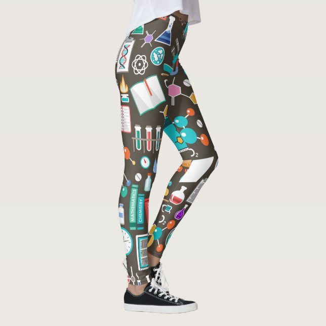 Legging Padrão de Ciência e Química Confortável (Direita)