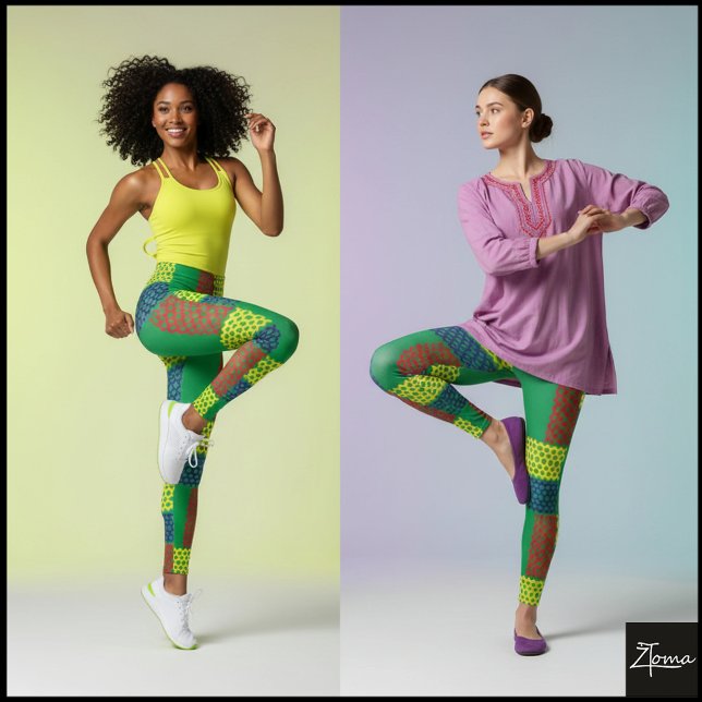 LEGGING PADRÃO DE COR (Criador carregado)