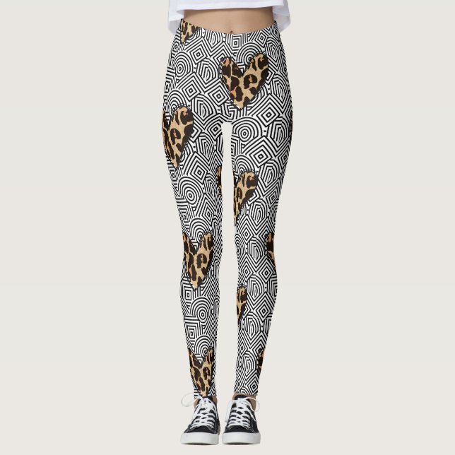 LEGGING PADRÃO DE CORAÇÃO (Frente)