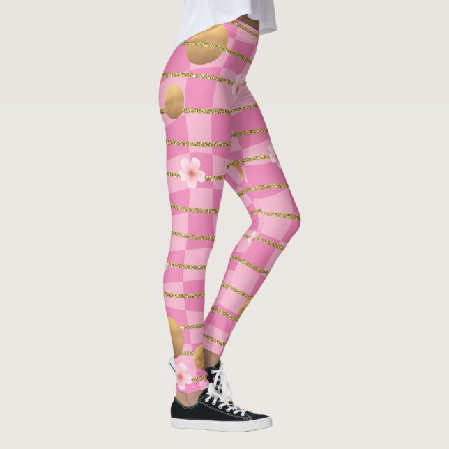 LEGGING PADRÃO DE CORAÇÃO (Direita)
