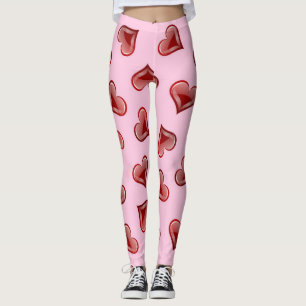 Legging Padrão de coração