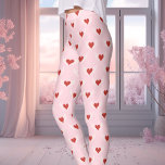 Legging Padrão De Coração Alado Rosa E Dia de os namorados<br><div class="desc">Estas charmosas pernas de Dia de os namorados exibem um padrão único de corações alados em vermelho, colocados contra um fundo rosa macio. Perfeito por adicionar um toque de romance à sua roupa, estas pernas são ideais para celebrar o amor, seja ele Dia de os namorados ou qualquer dia que...</div>