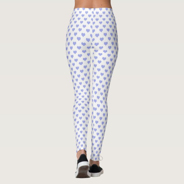 Legging Padrão de coração pastelcore (Verso)