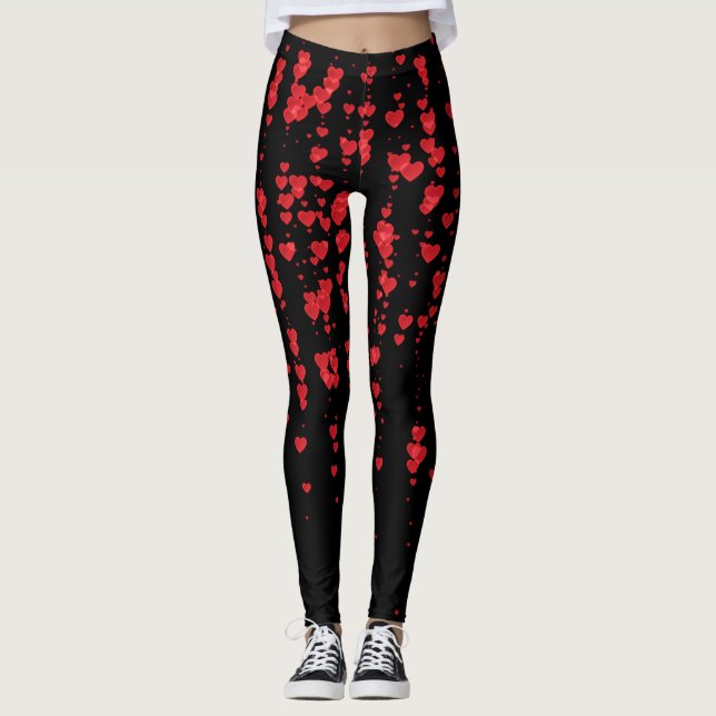 Legging Padrão de Corações 24 (Frente)