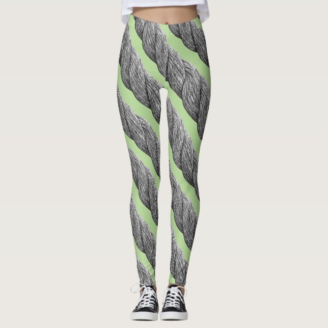 Legging Padrão de Corda (Frente)