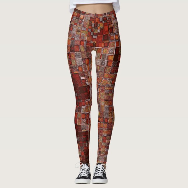 Legging Padrão de design de arte (Frente)