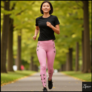 Legging Padrão de entrelaçamento - Ilusão