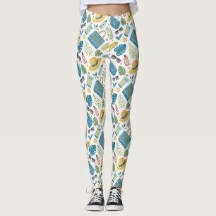 Legging Padrão de Essenciais de Praia de Verão (2)