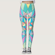 Padrão de Estrela de Triângulo Mosaico Pastel Retr