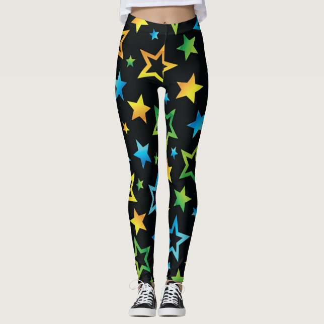 Legging Padrão de estrelas (Frente)