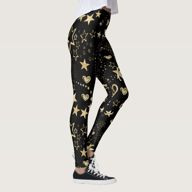 Legging Padrão de estrelas (Direita)