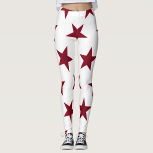 Legging Padrão de estrelas de ouro 7