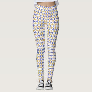 Legging Padrão de Flor