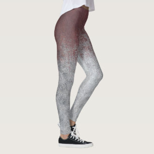 Legging Padrão de Flores Silvestres em Aquarela Caprichosa