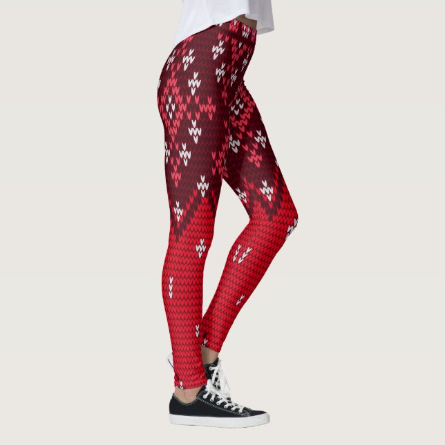 Legging Padrão de Folga de Feriados Feios Feios (Direita)