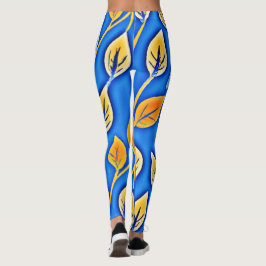 Legging Padrão de Folga do ColoridoVista Vibrante
