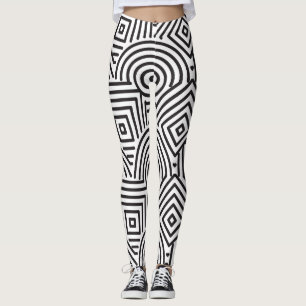 Legging Padrão de formas geométricas