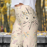 Legging Padrão de Fraqueamento de Estrelas de Champanhe Br<br><div class="desc">Energia Radiada: Ignore seu olhar com essas pernas estelares impressionantes! Com o seu design explosivo e colorido, estas leggings são perfeitas para adicionar um pop ousado ao seu treino ou roupa casual. Confortável e dinâmico, eles vão garantir que você se destaca aonde quer que você vá. Não espere... brilhe brilhante...</div>