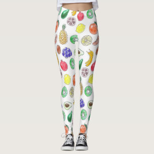 Legging padrão de fruta