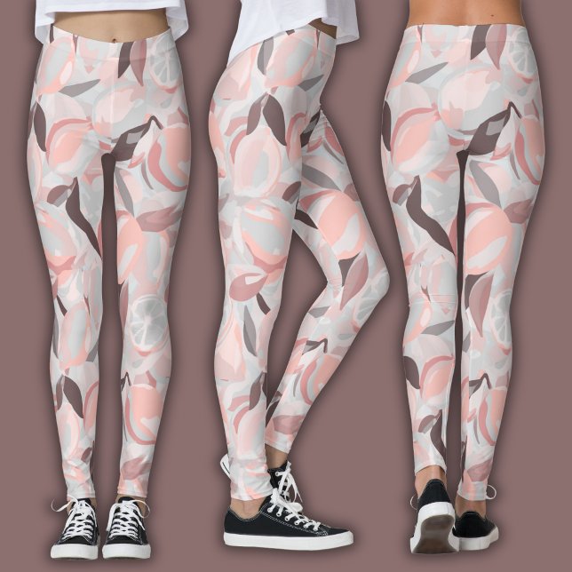 Legging Padrão de Frutas  |  Citrinos Vibrantes (Criador carregado)