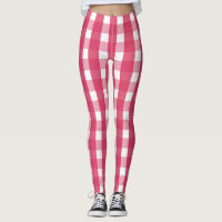 Padrão de Gingham Rosa Socialite