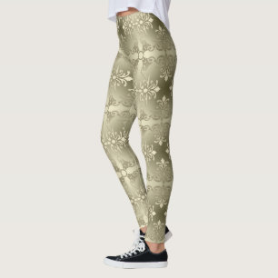 Legging padrão de gradação estilo barroco