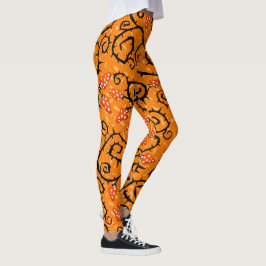Legging Padrão de Halloween