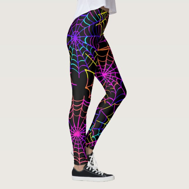 Legging Padrão de Halloween Neon (Direita)