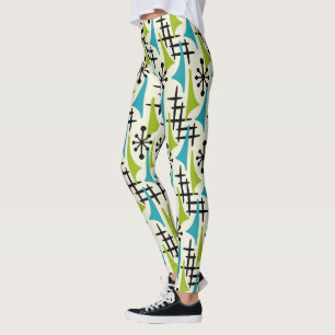 Legging Padrão de Idade Atômica Moderna do século médio