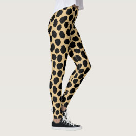 Legging Padrão de Impressão Animal de Vida Selvagem Chic M