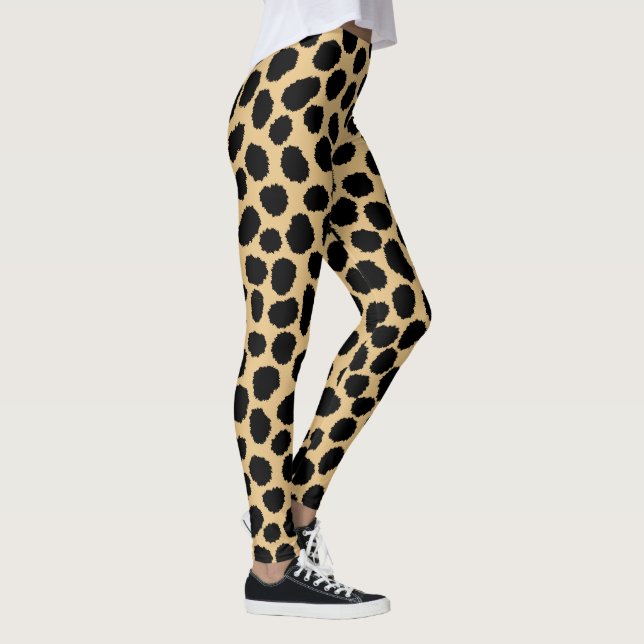 Legging Padrão de Impressão Animal de Vida Selvagem Chic M (Direita)