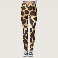 Padrão de Impressão Animal Marrom Giraffe Dourado
