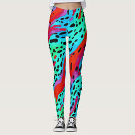 Legging Padrão de Impressão de Animal Selvagem da Selva Co