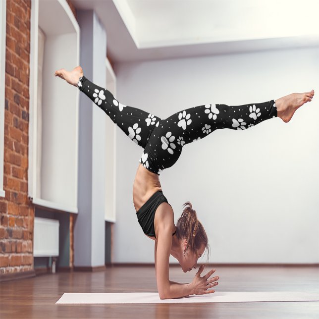 Legging Padrão de impressão de pata (Criador carregado)