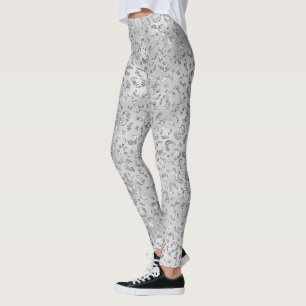 Legging Padrão de Impressão de Pele de Leopardo Chita Prat