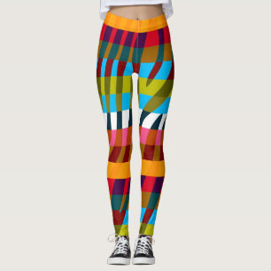 Legging Padrão de Impressão de Zebra Moderna #7