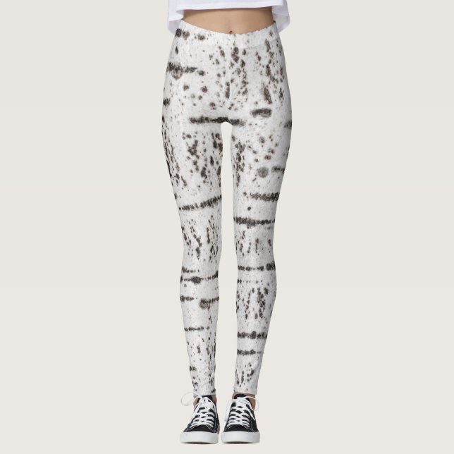 Legging Padrão de latido de aves (Frente)