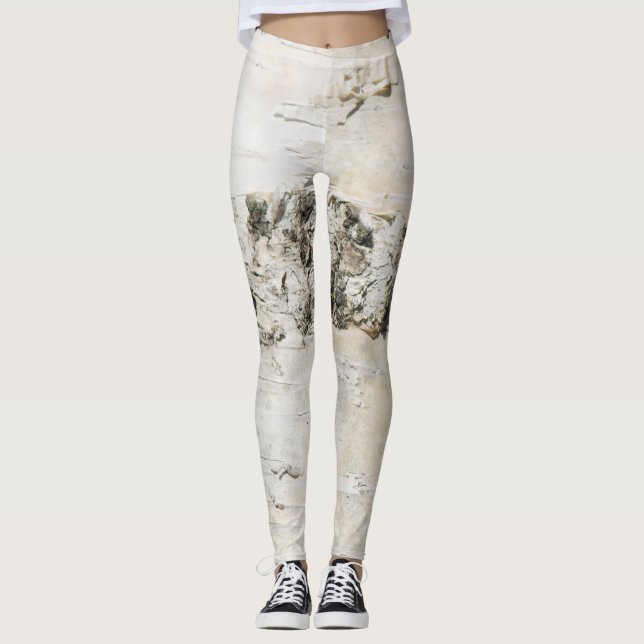 Legging Padrão de latido de aves (Frente)