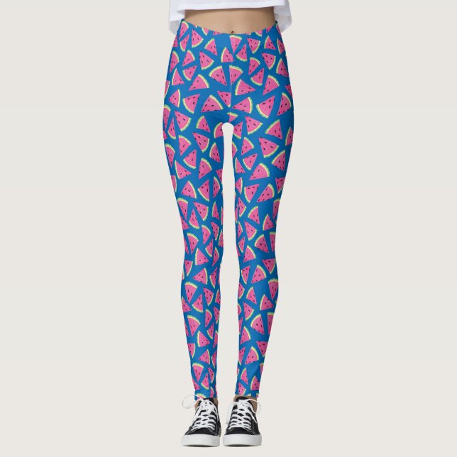 Legging Padrão de melancia fofa (Frente)