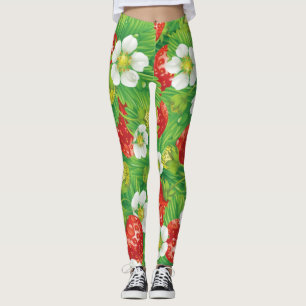 Legging Padrão de morango