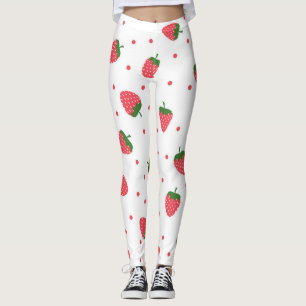 Legging Padrão de morango