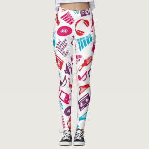 Legging Padrão de música
